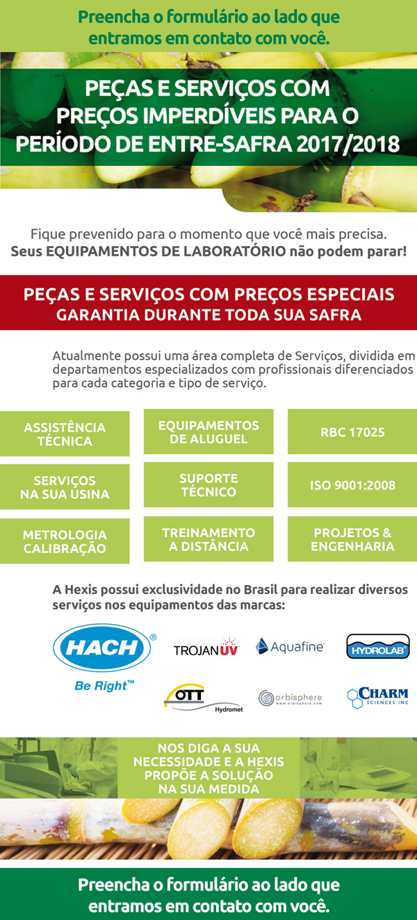 Serviços Safra 2017